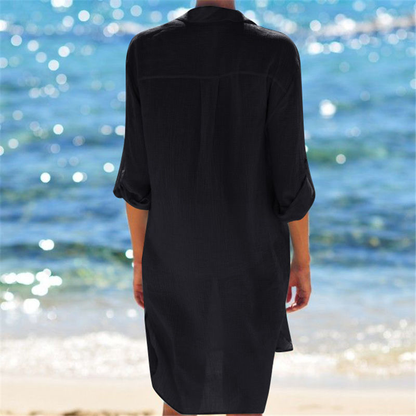 Chiffon Beach Swimwear Bikini Cover-Up Bathing Suit Cover-Up Tunics