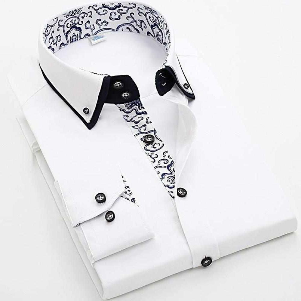 Sky Madrid Baroque Button-Down Shirt