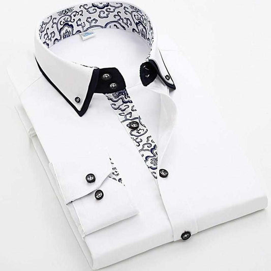 Sky Madrid Baroque Button-Down Shirt