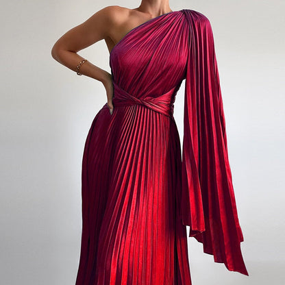 Rose Pleated Dress