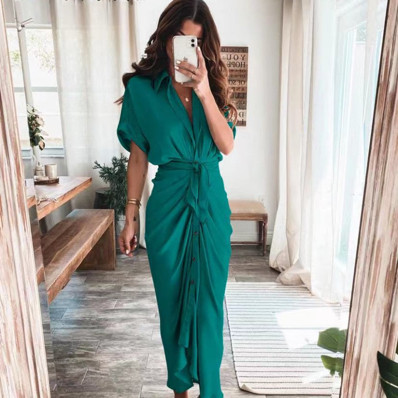 Kamila Buttoned Dress