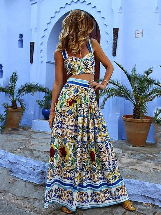 Vanessa Top & Skirt Set