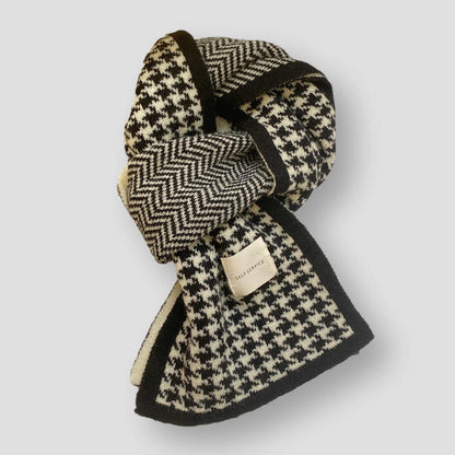 Sky Madrid Jasper Houndstooth Scarf