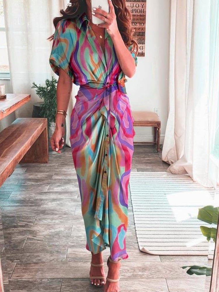 Kamila Buttoned Dress