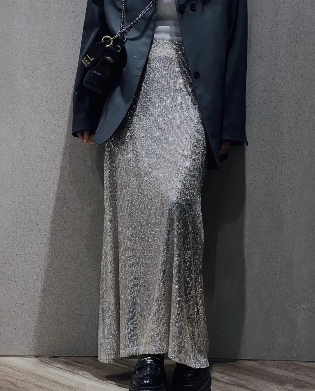 Sparkle Midi Skirt