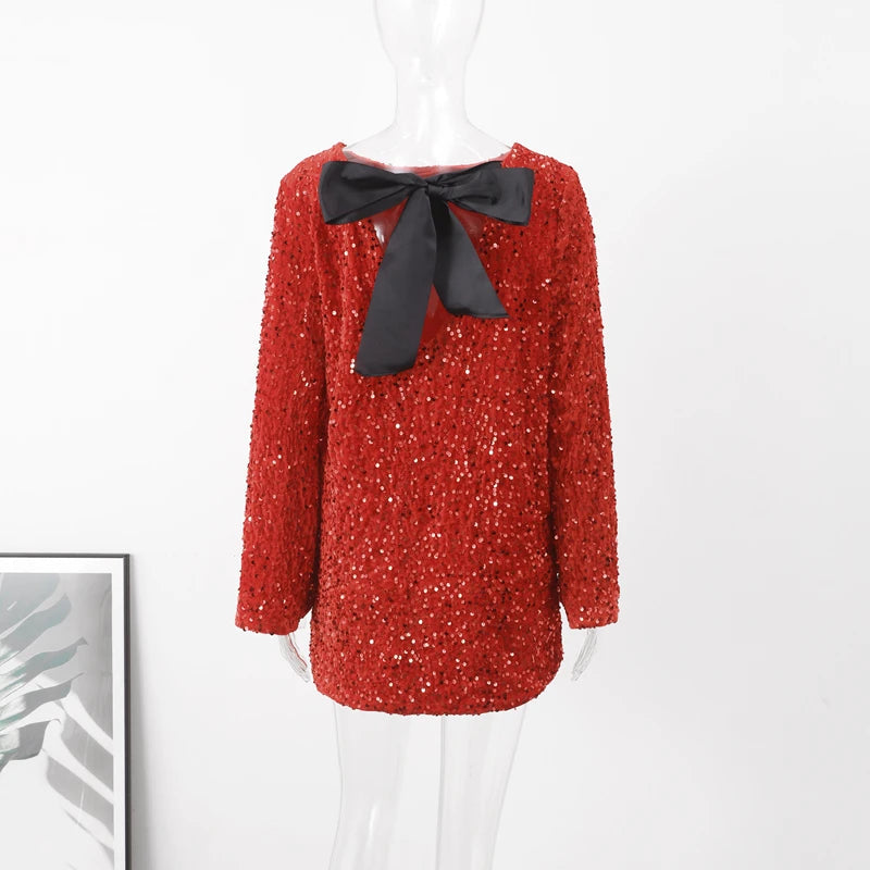 Sequin Holliday Dress
