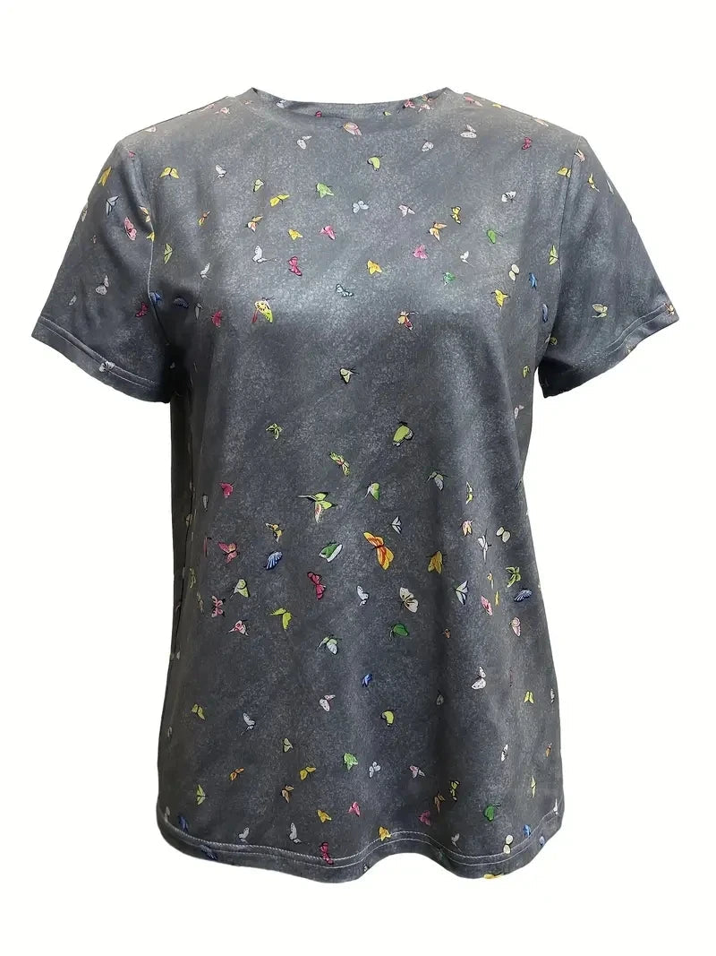 Print Tees Casual Street Tops Camisetas Woman Clothing Summer 2025 Short Sleeve Women'S T-Shirt Ropa De Mujer Ofertas Chic Cheap