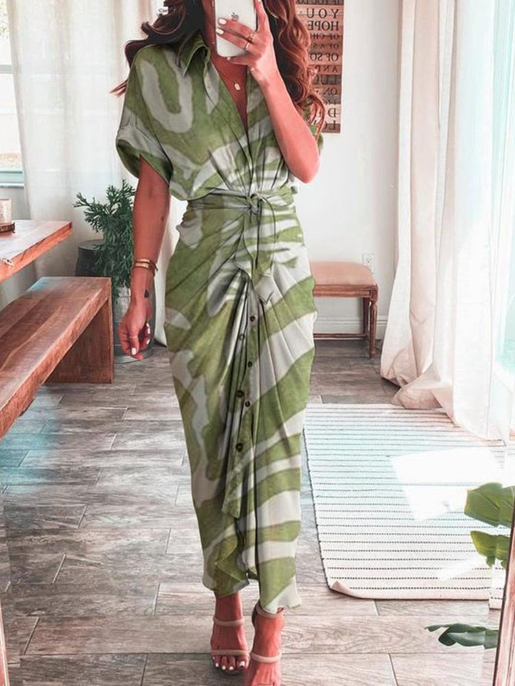 Kamila Buttoned Dress