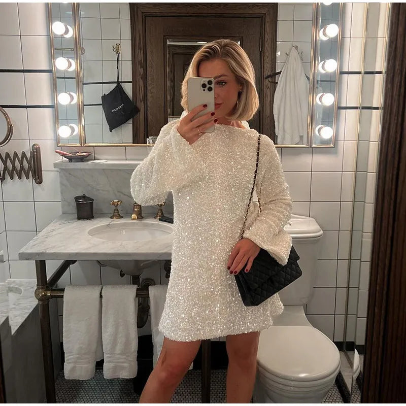 Sequin Holliday Dress