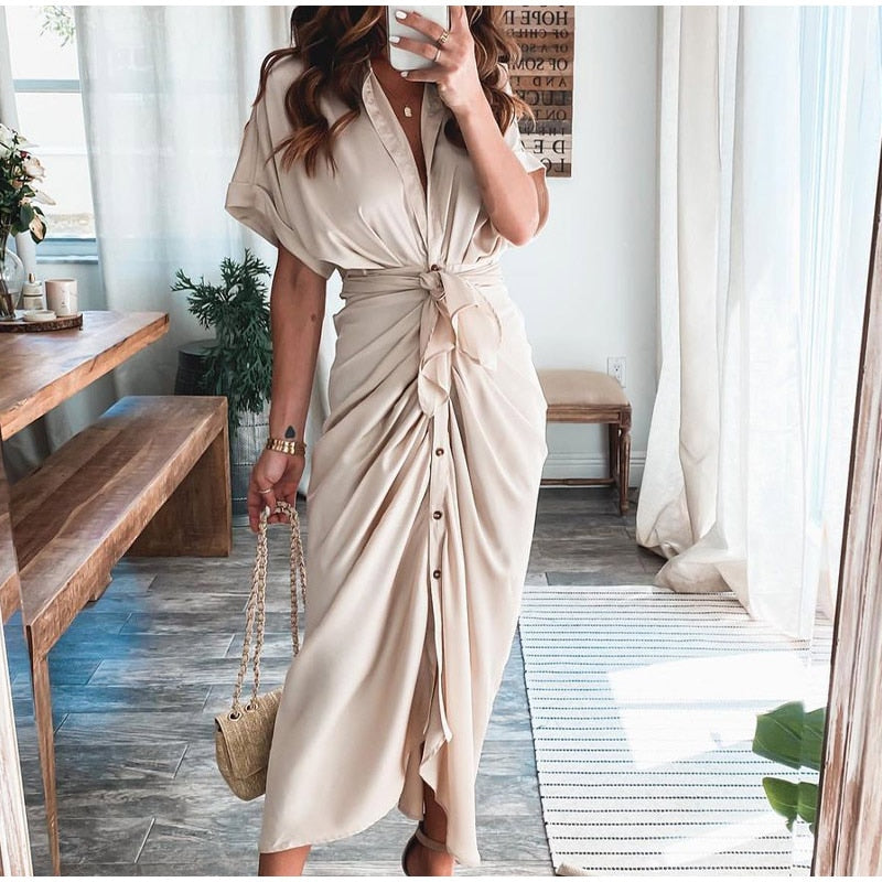 Kamila Buttoned Dress