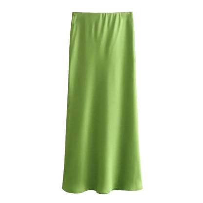Florida Satin Skirt