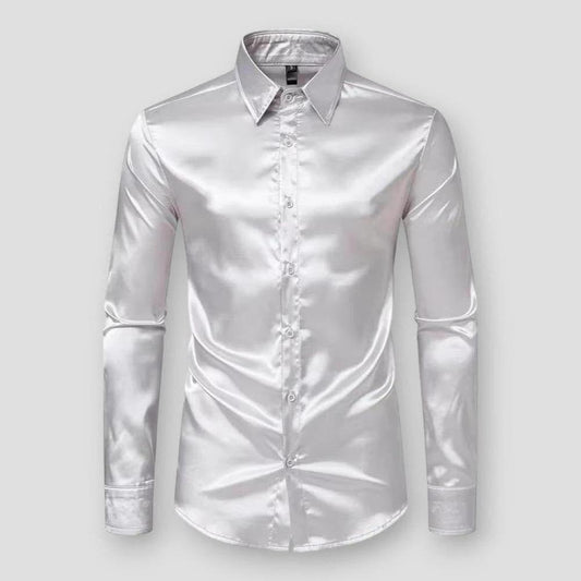 Saint Morris Anderson Satin Tuxedo Long Sleeve