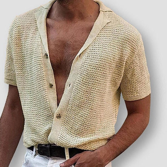 Saint Morris Evans Knitted Polo Shirt