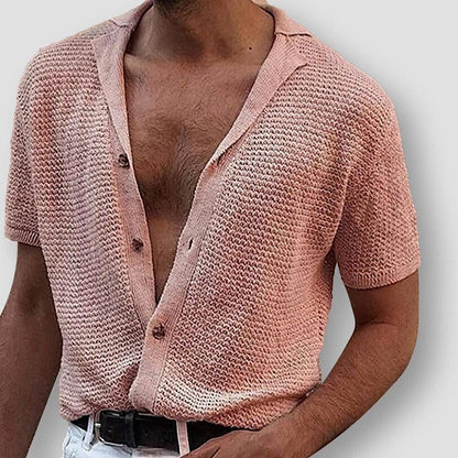 Saint Morris Evans Knitted Polo Shirt