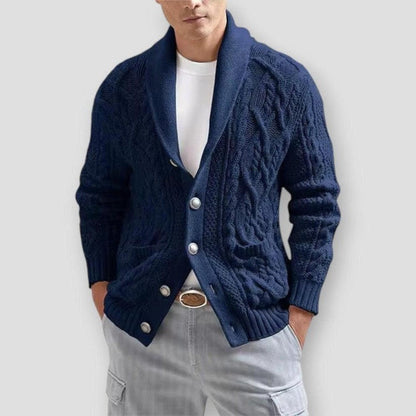Saint Morris Franklin Slim Knitted Cardigan