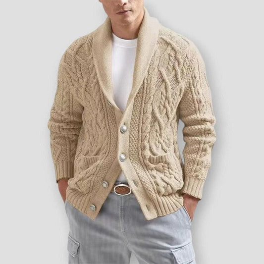 Saint Morris Franklin Slim Knitted Cardigan