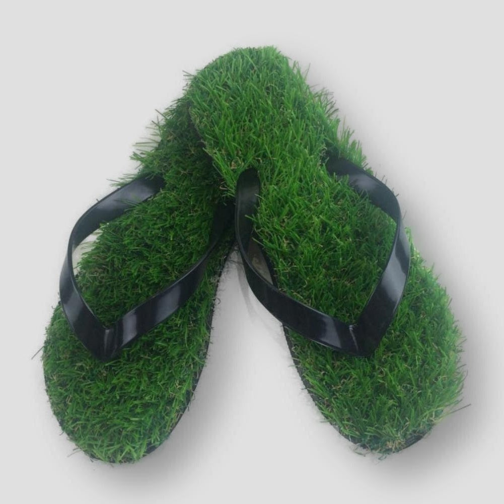 Saint Morris Grass Flip Flops