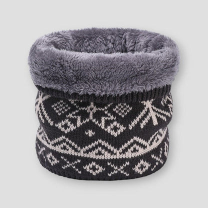Saint Morris Hazleton Knitted Wool Neck Scarf