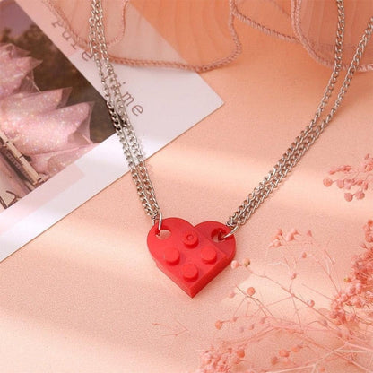 Saint Morris Heart Brick Necklace