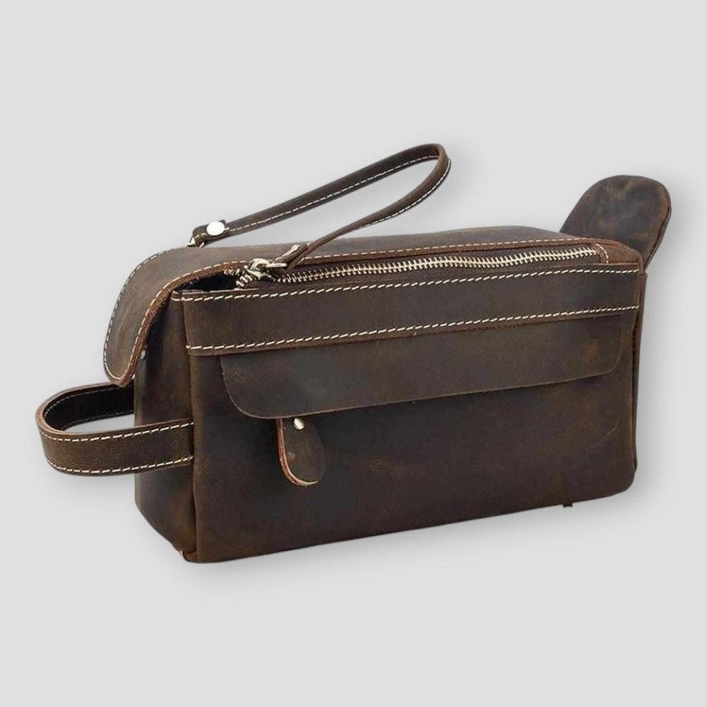 Saint Morris Leather Toiletry Bag