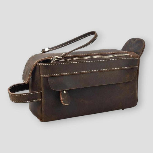 Saint Morris Leather Toiletry Bag