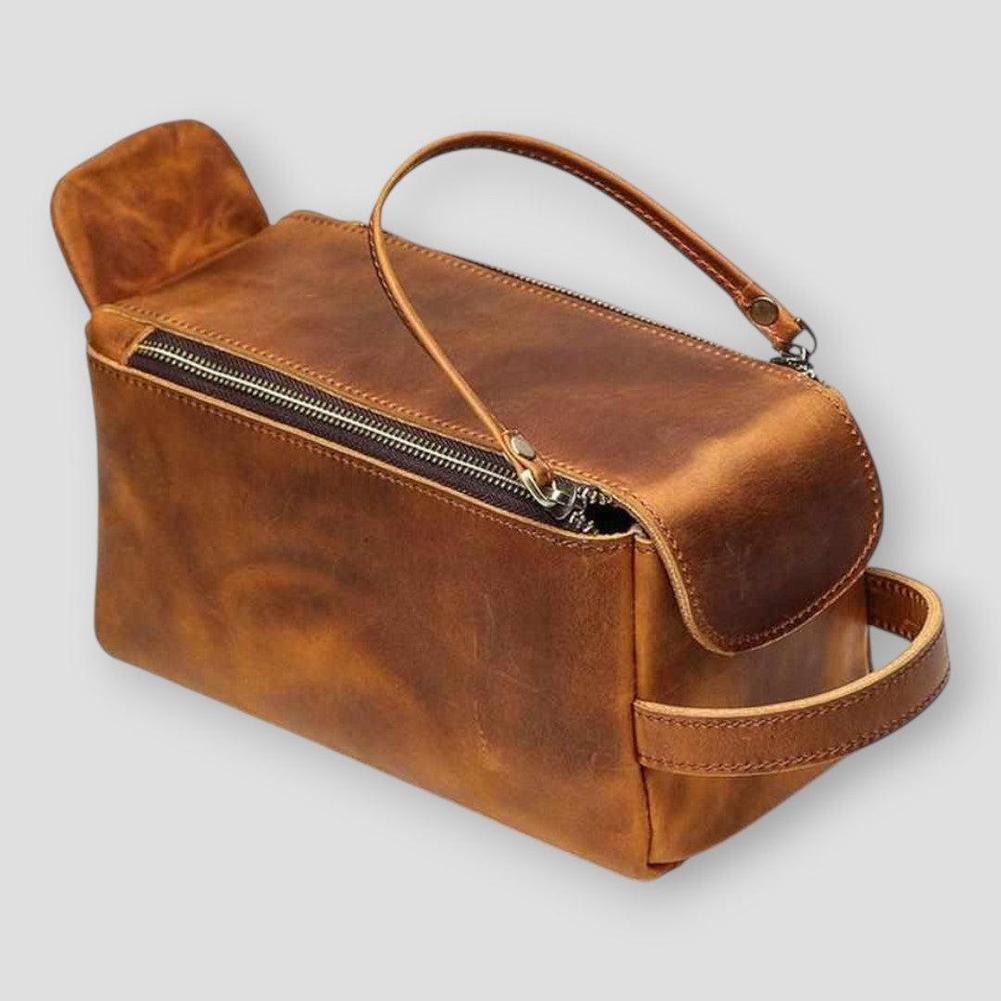 Saint Morris Leather Toiletry Bag