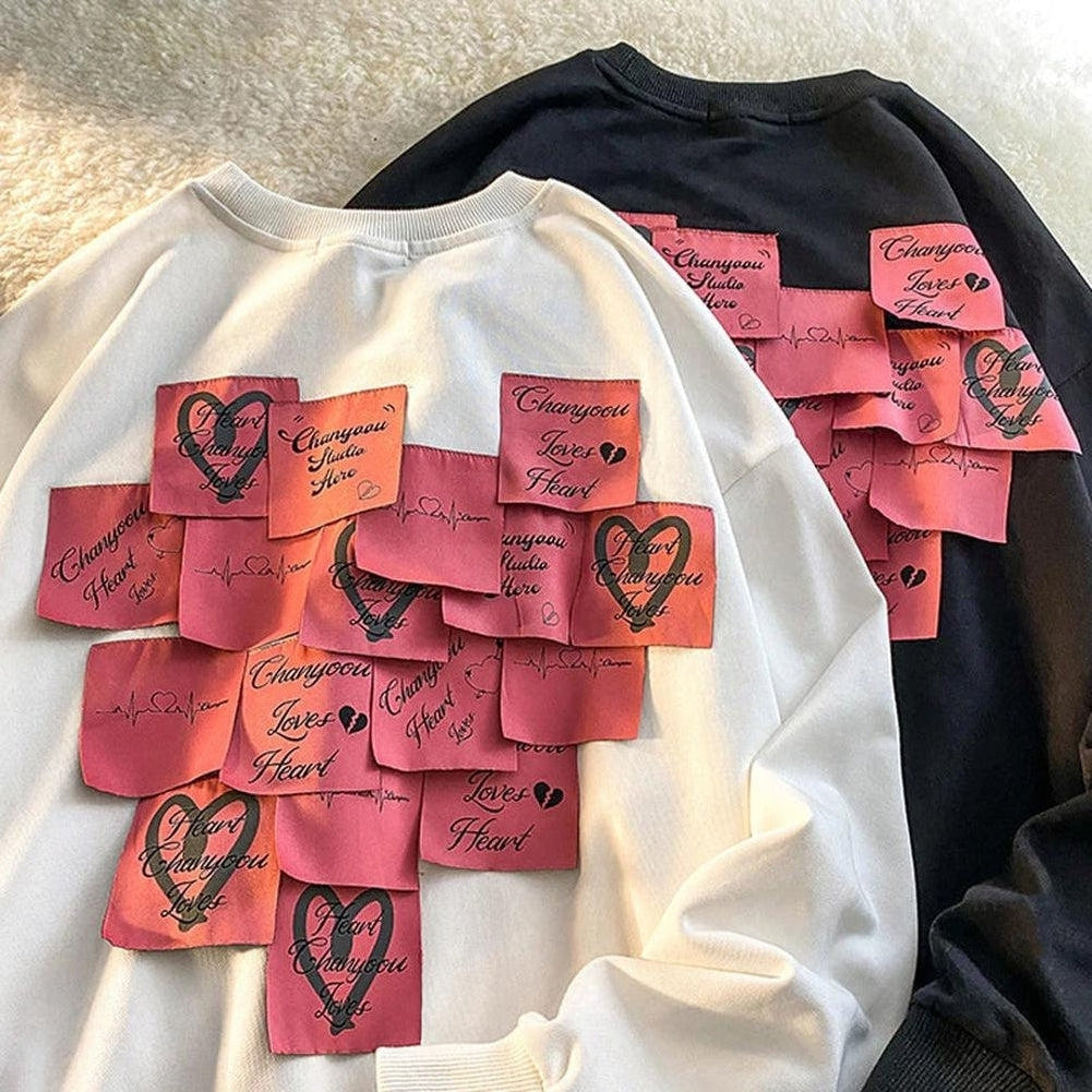 Saint Morris Letter Patch Sweatshirt