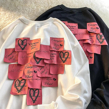 Saint Morris Letter Patch Sweatshirt