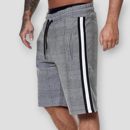 Saint Morris Nashville Plaid Striped Shorts