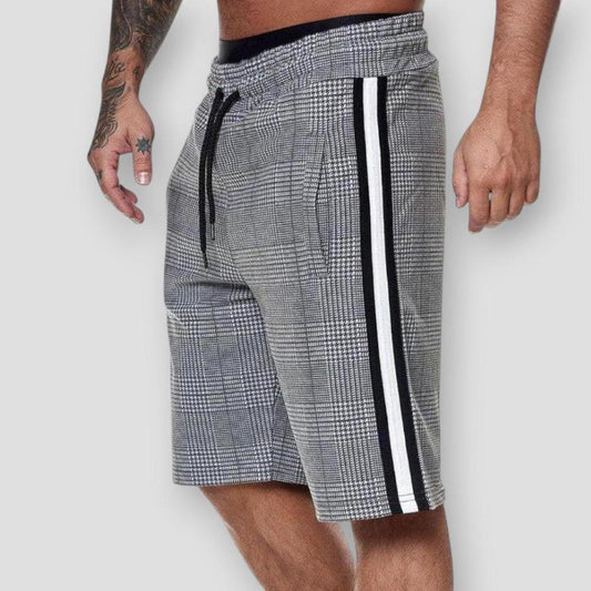 Saint Morris Nashville Plaid Striped Shorts