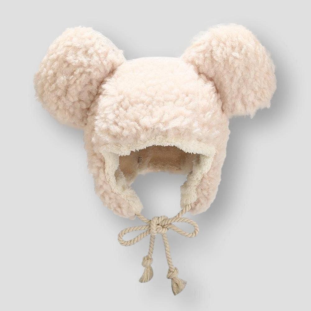 Saint Morris Plush Ear Neck-Tie Beanie