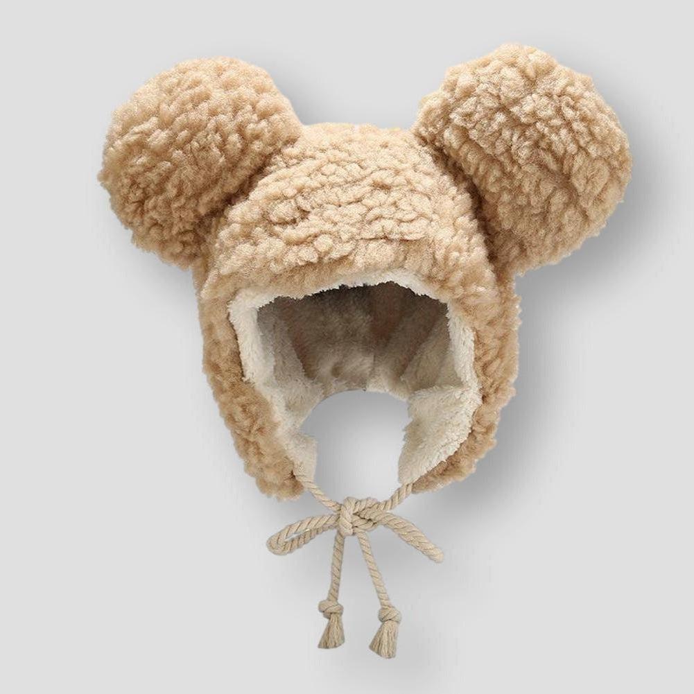 Saint Morris Plush Ear Neck-Tie Beanie