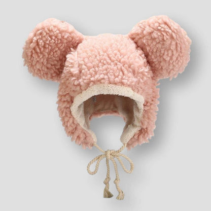 Saint Morris Plush Ear Neck-Tie Beanie