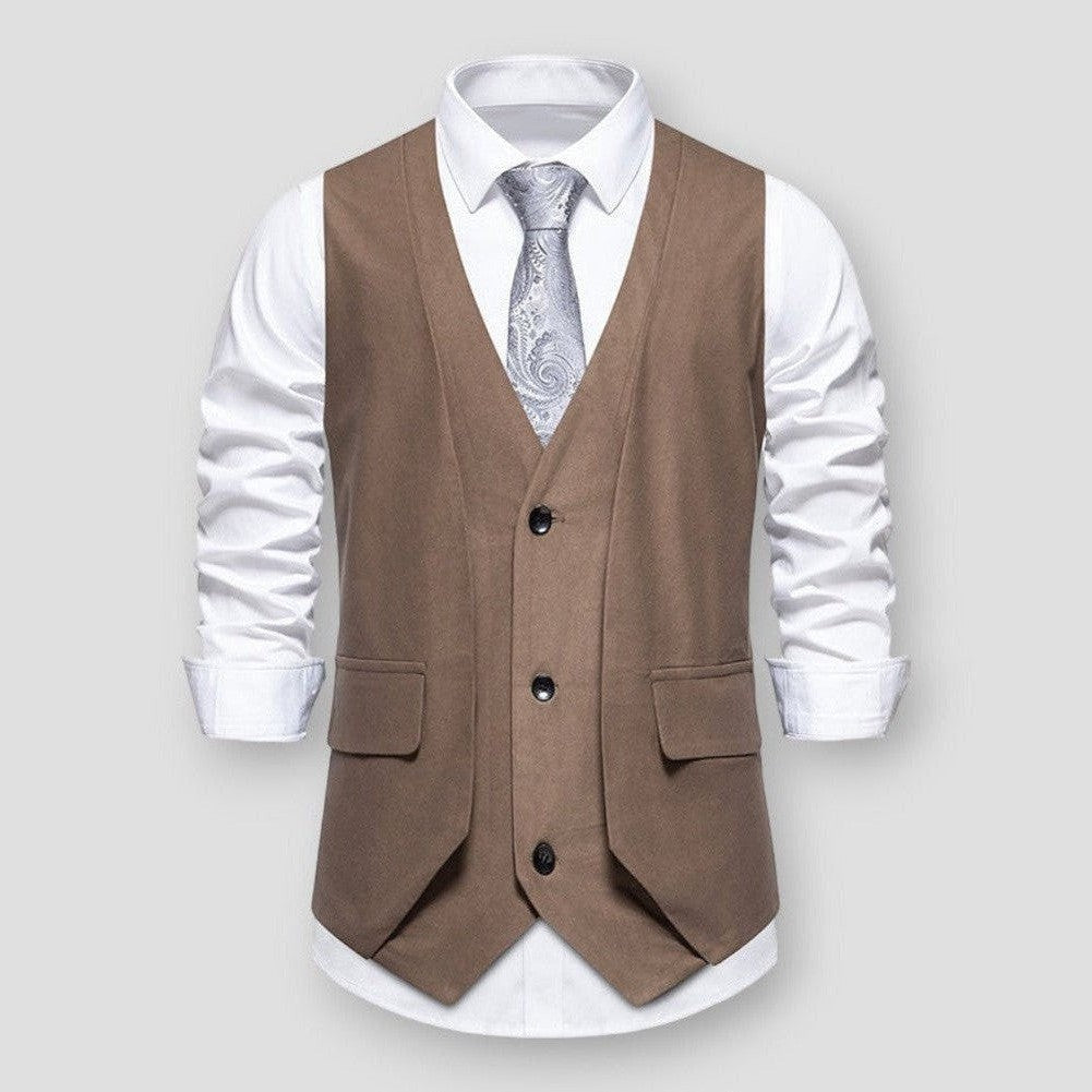 Saint Morris Pomona Long Sleeve Vest