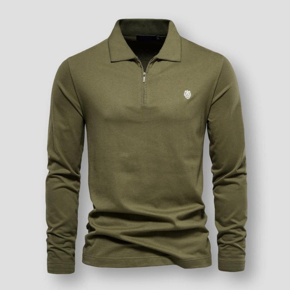 Saint Morris Poulsbo Long Sleeve Polo