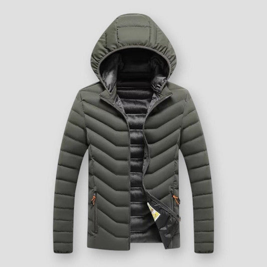 Saint Morris Rogers Hooded Thickened Jacket