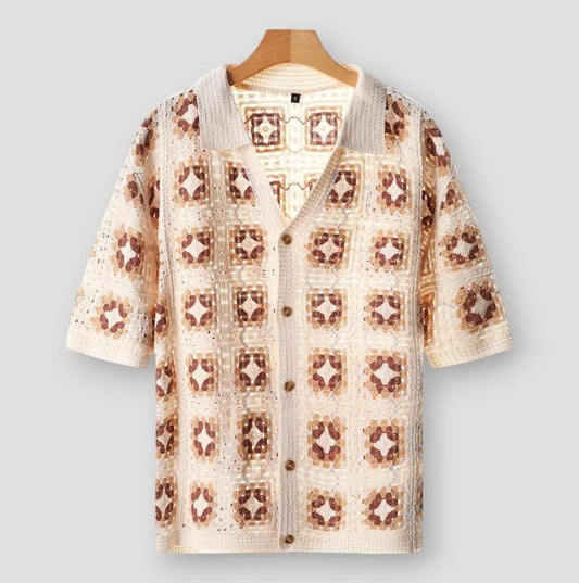 Saint Morris Rogers Mesh Cardigan Top