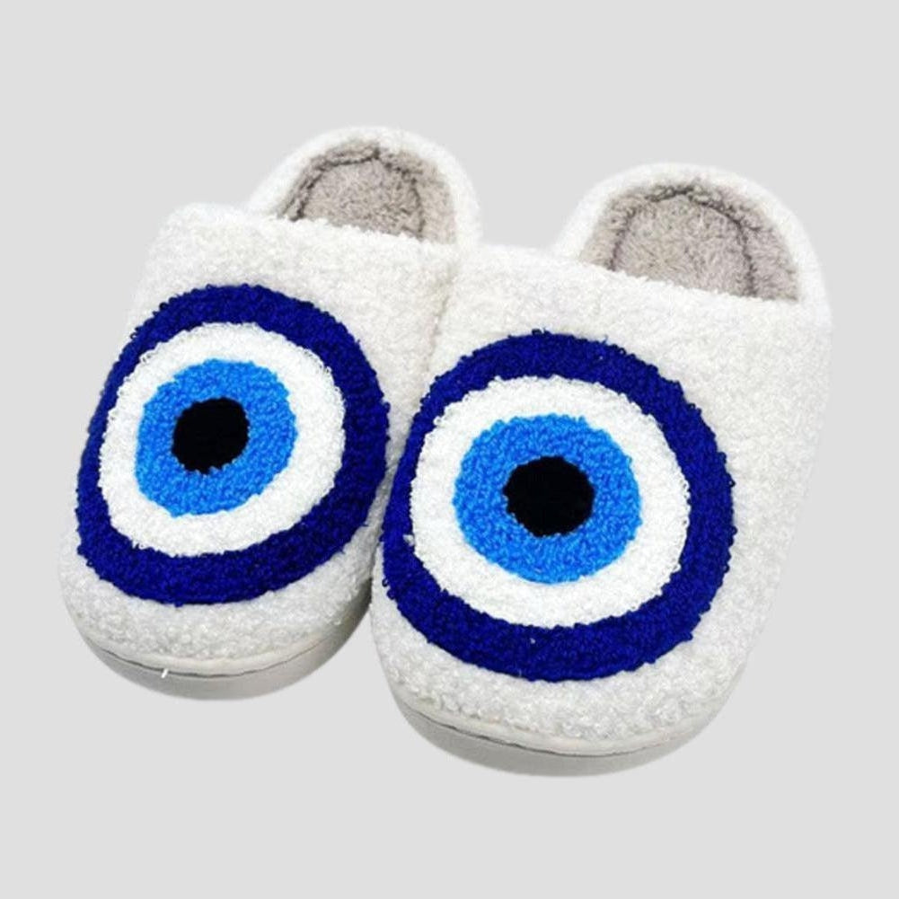 Saint Morris Tirana Blue Eye Fluffy Fur Slipper