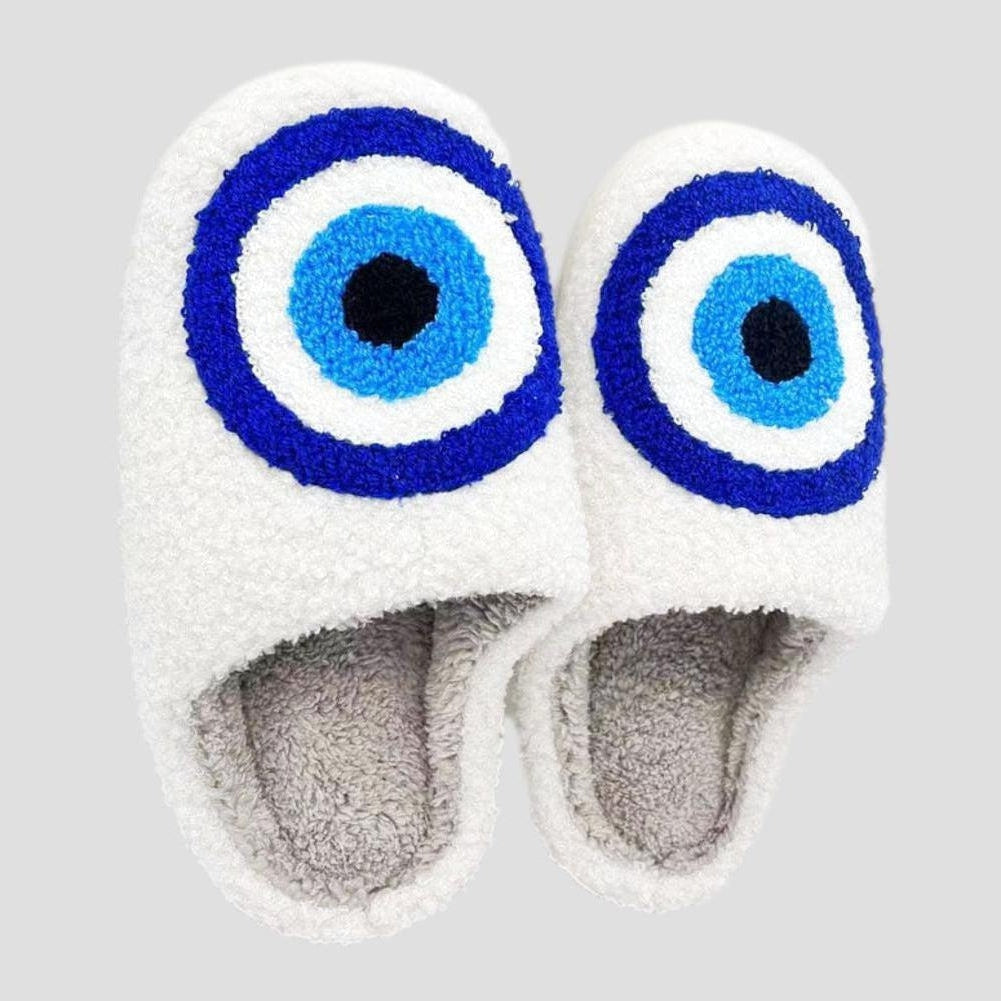 Saint Morris Tirana Blue Eye Fluffy Fur Slipper