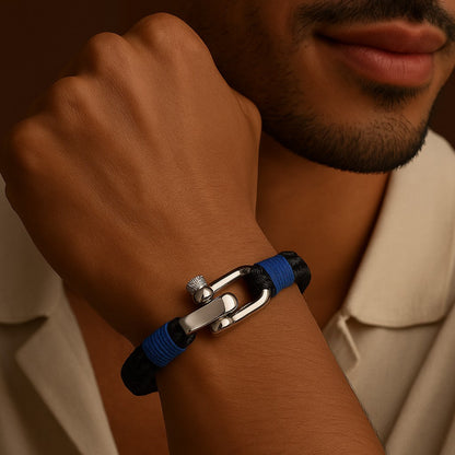 Saint Morris Davis Wide Rope Bracelet