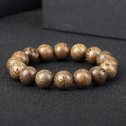 Natural Wooden Beads Bracelet Tibetan Buddha Rosary Handmade Bracelets Men And Women Yoga Meditation Prayer Beaded Jewelry Gifts