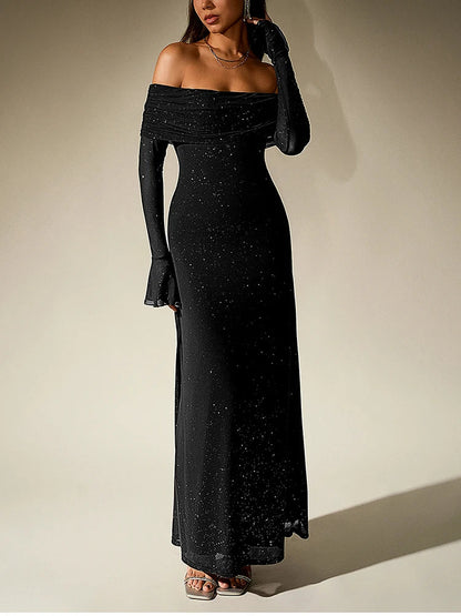 Erika Long Sequin Dress