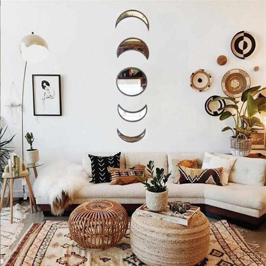 Moonphase Wall Mirror Set