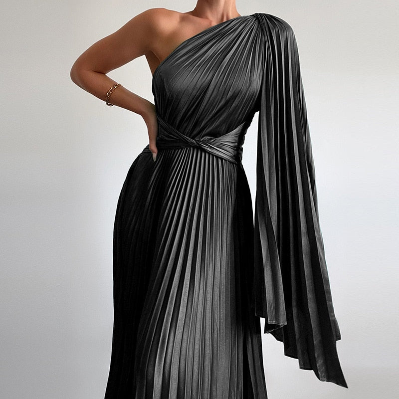 Rose Pleated Dress