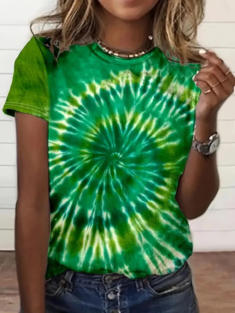 Print Tees Casual Street Tops Camisetas Woman Clothing Summer 2025 Short Sleeve Women'S T-Shirt Ropa De Mujer Ofertas Chic Cheap