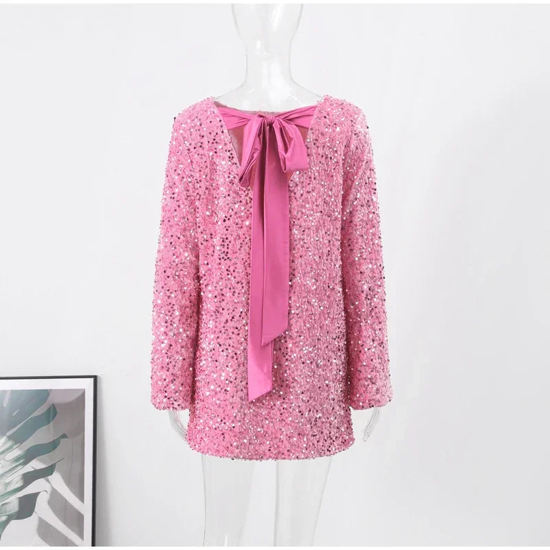 Sequin Holliday Dress
