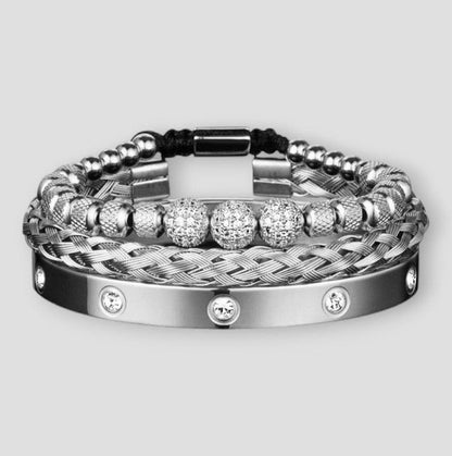 Sky Madrid 3-Piece Crystals Bracelet