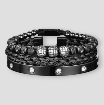 Sky Madrid 3-Piece Crystals Bracelet