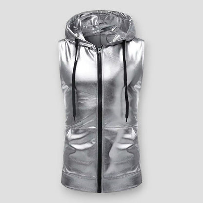Sky Madrid Clifton Sleeveless Hoodie Vest