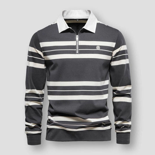 Sky Madrid Conway Long Sleeve Polo